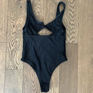 Black swimsuit